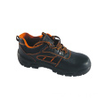 Leather Basic Style Safety Shoes